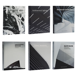 Grande semplice <span class=keywords><strong>bianco</strong></span> <span class=keywords><strong>e</strong></span> <span class=keywords><strong>nero</strong></span> <span class=keywords><strong>grigio</strong></span> libro decorativo ribaltabile straniero tavolino libri decorazioni morbide - Product Image 4