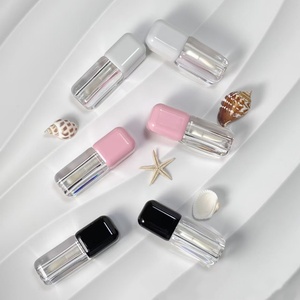 Botellas Cosméticas Vacías de 6 ml con Pincel Grueso, Venta al por Mayor, Tapa Blanca/Rosa/Negra, Tubo Cuadrado para Brillo Labial - Product Image 3
