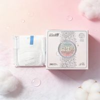 Serviettes hygiéniques ailées pour femmes, douces, à forte absorption, anti-fuites, respirantes, rapides, confortables, 280 mm, emballage en boîte, faciles à utiliser