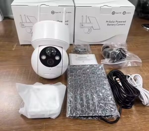 2K pin Powered Wi-Fi CCTV IP <span class=keywords><strong>Camera</strong></span> không dây ngoài trời năng lượng mặt trời an ninh Màu sắc tầm nhìn ban đêm ai phát hiện con người được xây dựng trong mic đám mây - Product Image 3