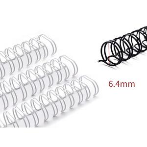 حلقات بلاستيكية لتجليد الكتب، أسلاك مزدوجة الحلقات، حلقات معدنية ملفوفة، حلقات تجليد من البي في سي - Product Image 5