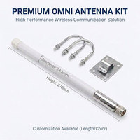 Antena Omnidireccional de Fibra de Vidrio de 50W, Bloqueador de Señal RF, Antena Anti-Drones, GSM 3G 4G 5G, Antena de Fibra de Vidrio Resistente al Agua