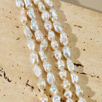 Vente en gros de perles d'eau douce naturelles en forme de riz de 6-7 mm pour la fabrication de bijoux
