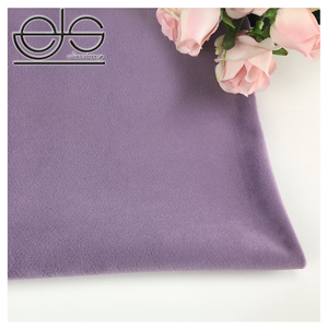 Violet 100% Polyester <span class=keywords><strong>velours</strong></span> satiné beau tissu pour robe matériaux doux - Product Image 2