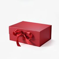 Dossiers en carton magnétique personnalisés, cadeaux de mariage, produits cosmétiques, recyclables, lamination mate, impression avec revêtement UV, manipulation