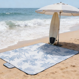 Tapis de camping écologique, portable, imperméable, résistant à l'humidité, durable, élégant, type plage, voyage - Product Image 1