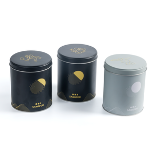 Custom Empty <strong>Tins</strong> For <strong>Tea</strong> Packing Metal Canister <strong>Tin</strong> Round Box Food Grade Matcha Powder Coffee <strong>Tea</strong> <strong>Caddy</strong> <strong>Tin</strong> - Product Image 4