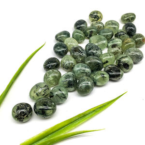 للبيع بالجملة أحجار كريمة من أحجار بريهنيت الخضراء الكريستالية الطبيعية ، حصى من الكرستال الأخضر للبيع - Product Image 4