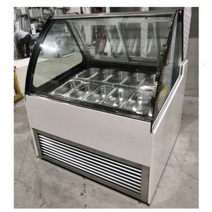 Présentoir <span class=keywords><strong>congélateur</strong></span> GN Ice Cream Gelato avec système <span class=keywords><strong>ventilé</strong></span> de refroidissement par air - Product Image 3