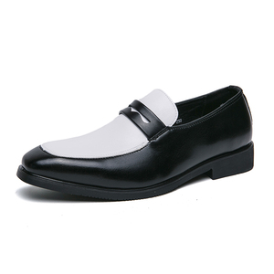 Mocassins en cuir décontractés pour homme, à enfiler, bout rond, pour mariage, affaires, formels, automne-hiver, légers et respirants - Product Image 2