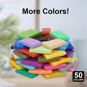 Bán Buôn Chất Lượng Cao Không Độc Hại 225G 6 Màu Sắc Đầy Màu Sắc Lò Nướng Điêu Khắc Polymer Đất Sét Kit Với Các Công Cụ - Product Image 4