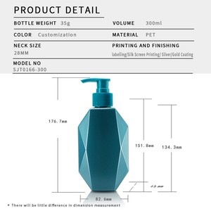 Logo personalizzato 200ml/300ml PET oro <span class=keywords><strong>rosa</strong></span> Shampoo balsamo bottiglie biodegradabili 8 oz vasetti tappo a vite pompa per lozione dentifricio - Product Image 5