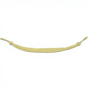 Cordon de macramé torsadé à 3 brins en or classique avec finition enduite, haute ténacité, marque Dada, pour usage en tenue de cérémonie - Product Image 1