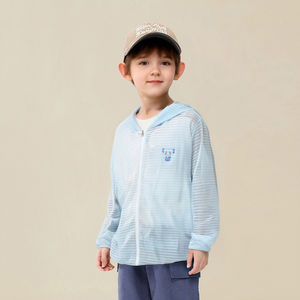 Vêtements de protection solaire pour enfants, veste fine d'été respirante en maille coupe-vent avec imprimé de dessins animés pour garçons et filles, vente en gros - Product Image 5