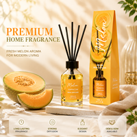 Diffuseur à bâtonnets 100 ml – Parfum d'ambiance de luxe pour la maison – Huile parfumée – Bouteille en verre haut de gamme – Désodorisant longue durée pour la pièce – Cadeau pour homme