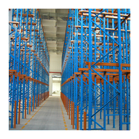 Système de rayonnage à poutres traversantes HUAWU 1500 kg/palette, acier Q235, rayonnage industriel haute densité pour entrepôt, DT-03
