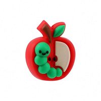 Nouvelles Perles en Silicone 3D Créatives à Thème Dessin Animé pour Accessoires de Chapeau de Remise de Diplôme