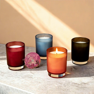 CWM Step Cup Collection Lavender Aromatherapy Sleep Aid Scented Soy <b>Wax</b> <b>Candles</b> <b>for</b> Bedroom Relaxation - Product Image 3