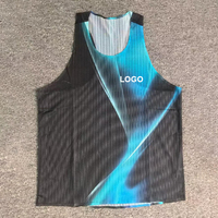 Camiseta Deportiva para Hombre, Transpirable, Ligera, de Secado Rápido, Modelo Running Stringer, Color Paint