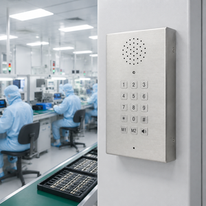 Telefono da Parete Facile da Pulire per Camera Bianca, per Fabbriche Farmaceutiche, Officine Senza Polvere, Laboratori, Citofono in Acciaio Inossidabile - Product Image 6