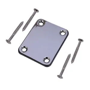 Electric Bass Guitar Neck Joint Plates Guitar Neck Joint Connecting Strengthen Back Plate Guitar Parts