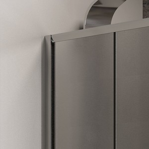 Kamalu K410N Cabina Doccia Niche 140cm con Porta in Vetro Finitura Opaca - Product Image 5