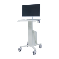 Meilleures ventes : Chariot mobile tout-en-un pour scanner dentaire oral avec 4 roues silencieuses et écran tactile