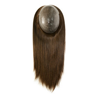 Perruque réaliste à cheveux longs en PU pour femme, best-seller transfrontalier, couvre-cheveux tressé chinois haut de gamme, pour cheveux gris, pour augmenter le volume