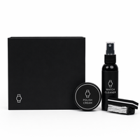 Kit professionnel de nettoyage et de réparation des rayures pour montres, crème nettoyante et spray de polissage de luxe pour montres, marque privée, pour acier inoxydable OEM