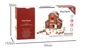 Children's Educational Wooden <b>Building</b> <b>Block</b> Construction Game Imaginary Farm Role-Playing Daily Life Simulation Fun - Product Image 6
