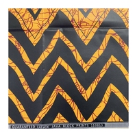 Bintarealwax-tela de poliéster para vestido de Guinea, tejido de poliéster, redondo, redondo, color amarillo, respetuoso con el medio ambiente
