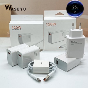 Adattatore di Alimentazione a Ricarica Rapida 120W EU/US a Prezzo di Fabbrica, Certificato CE, con Cavo Type C 6A per Xiaomi 14 - Product Image 2