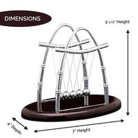 Gelsonlab HSPD-062 Newton Berceau Boules D'équilibre Physique Pendule Science Bureau Jouet Classique