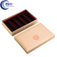 Caja de Regalo de Alta Gama con Papel Especial Impreso y Lámina Dorada, Caja Rígida de Cartón con Logotipo Personalizado y EPE para Productos de Té y Cosméticos