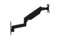 Bras de moniteur pour écrans de 13 à 32 pouces, support de moniteur d'ordinateur réglable jusqu'à 9 kg, bras de moniteur à ressort à gaz unique pour la maison et le bureau