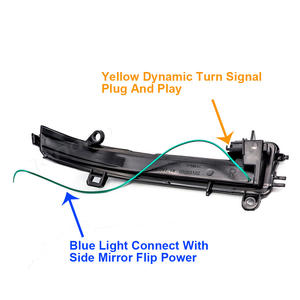 Clignotants à LED pour rétroviseurs <span class=keywords><strong>BMW</strong></span> X1 F30 F20 F21 F22 F34 F32 I3, clignotants séquentiels, lampes indicatrices, blanc ambre, lumières dynamiques - Product Image 6