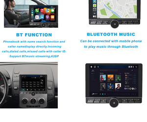 Estéreo Universal para Auto de 10.1 Pulgadas con GPS Integrado, Carplay, Android, Pantalla de Radio para Auto, Sistema Multimedia, 4G LTE, WIFI - Product Image 3