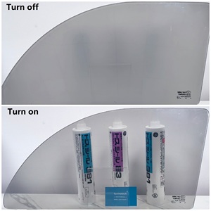 Pellicola Intelligente PDLC PET 12V DC per Finestrini Auto, Adesivo Nero Grigio per Copertura Veicoli - Product Image 2