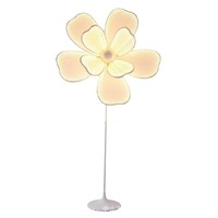 Décoration lumineuse LED pour fête de mariage, déclencheur de route en acrylique et métal avec guide de fleurs de pivoine, alimentation CA pour décorations d'événements
