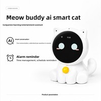 روبوت MeowPal المكتبي EchoEar Xiao Zhi للتحكم الصوتي بالذكاء الاصطناعي، رفيق ذكي على شكل حيوان أليف لطيف، مع ميزة DeepSeek للحوار الذكي ومؤقت بومودورو