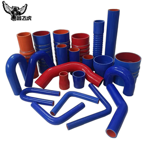 Kit de Mangueras de Refrigerante de Silicona para Radiador de Carreras de 3 Capas, Color Rojo/Azul Personalizado, Codo de Silicona, Manguera de Calefacción de Silicona - Product Image 1