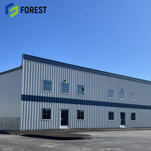 Système de bardage en tôle ondulée pour bâtiment d'entrepôt en acier avec résistance au vent de 0,5 kN/m², durabilité - Product Image 2