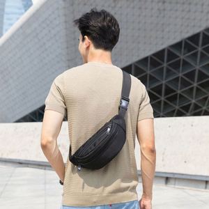 Sac banane homme tendance en nylon imperméable, sac à bandoulière croisé pour le voyage, le trajet quotidien et le bureau, sac à dos promotionnel - Product Image 6