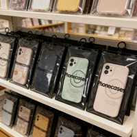 Sacs refermables en PVC noir recyclables avec fermeture éclair, logo transparent imprimé en sérigraphie pour étuis d'ordinateur, d'écouteurs et de téléphones portables