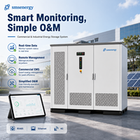 Armoire BESS hybride solaire-diesel 250 kW 522 kWh pour l'optimisation des groupes électrogènes diesel