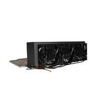 Refroidisseur de processeur personnalisé en usine, dissipateur thermique liquide, refroidisseur de processeur liquide, ventilateur de refroidissement AIO