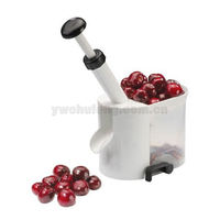 Handmatige kersen- en olijfpitter, plastic fruit- en groentegereedschap, creatief keukengeschenk, promotionele fabrikant