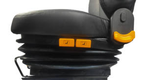 Siège de conducteur de camion Siège à suspension pneumatique Siège pneumatique international de camion avec support lombaire - Product Image 3