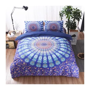 Textile de maison de luxe, ensemble de literie en Polyester, 3D violet, Jacquard, européen, turquie, 4 pièces, offre spéciale