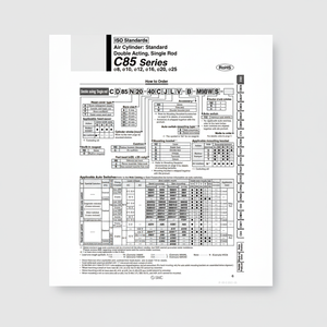 กระบอกลมนิวเมติก SMC C85N16-35ชิ้นส่วนนิวเมติก - Product Image 1